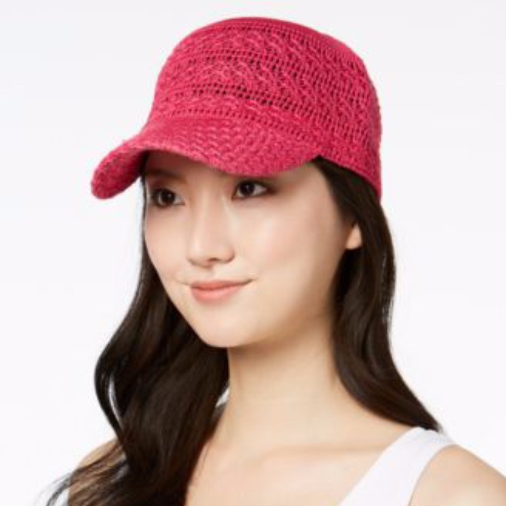 Hot Pink Inc International Concepts Crochet Hat